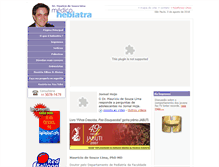 Tablet Screenshot of medicohebiatra.com.br